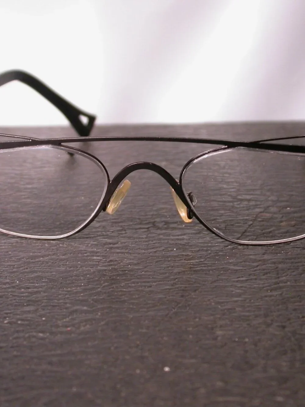 Theo Soba Dark Purple Black Modern Art Eyeglasses Spectacles  Made in Belgium